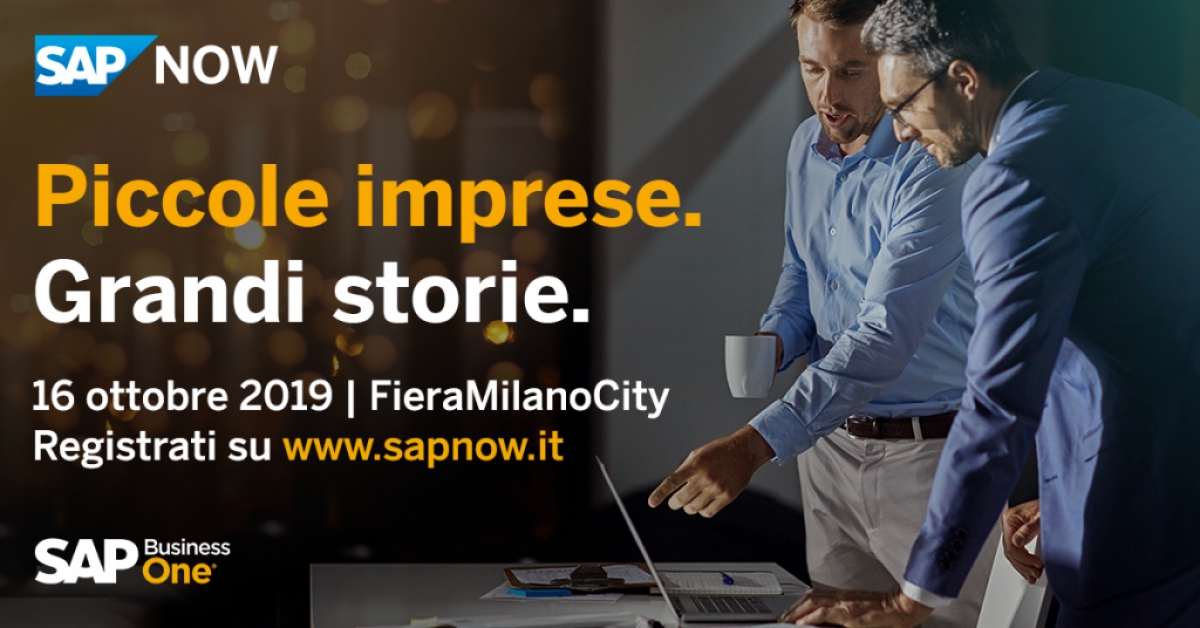 Sap Now. Piccole imprese. Grandi storie.